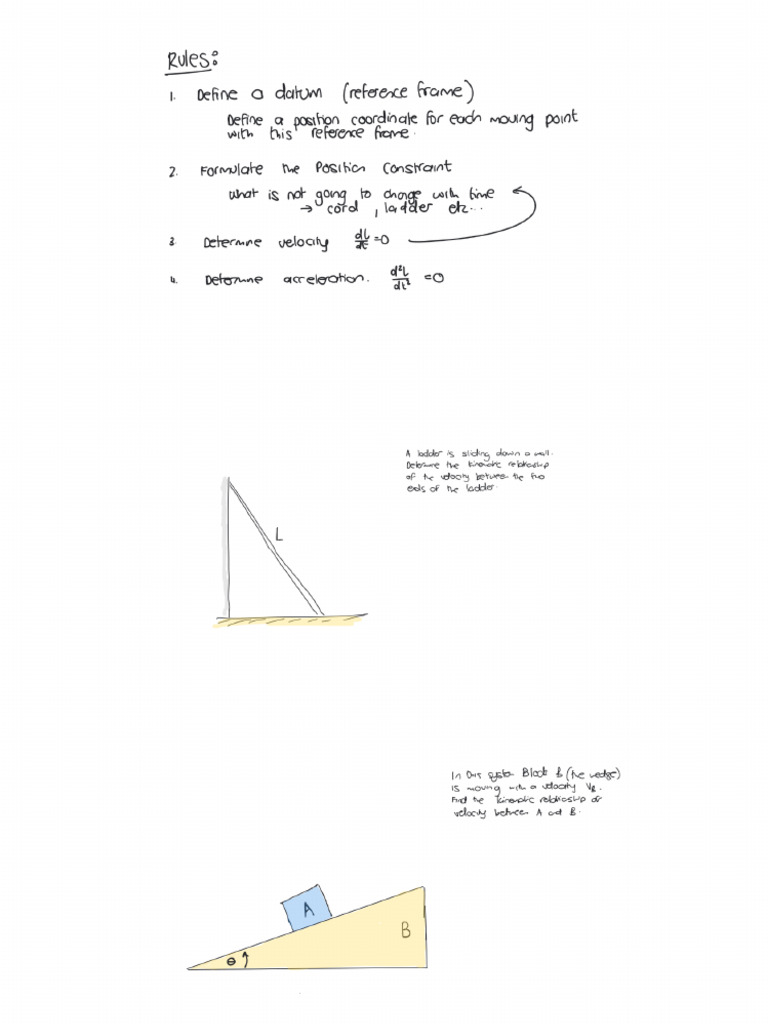 Slides Constrained Motion | PDF