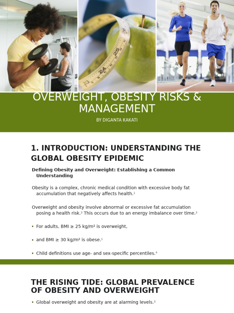 Overweight J Obesity Risks 0 Management | PDF | Obesity | Weight Loss