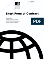 FIDIC Short Form of Contract (Green Book)