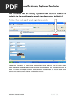 Login Guide for III Registered Candidates | PDF | User (Computing ...