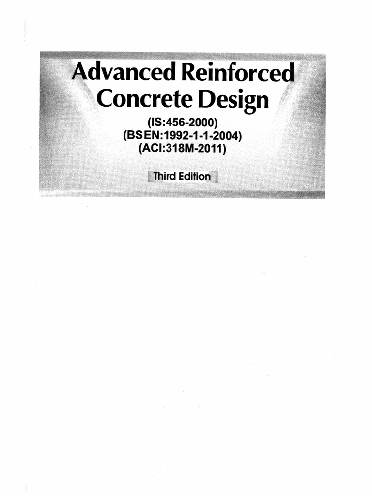 Advanced Reinforced Concrete Design by N Krishna Raju | PDF
