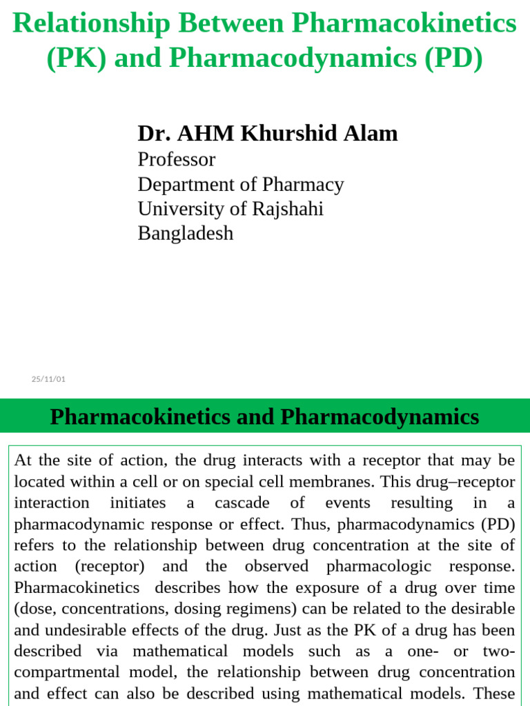 Understanding PK-PD Relationships in Drug Development | PDF | Phases Of ...