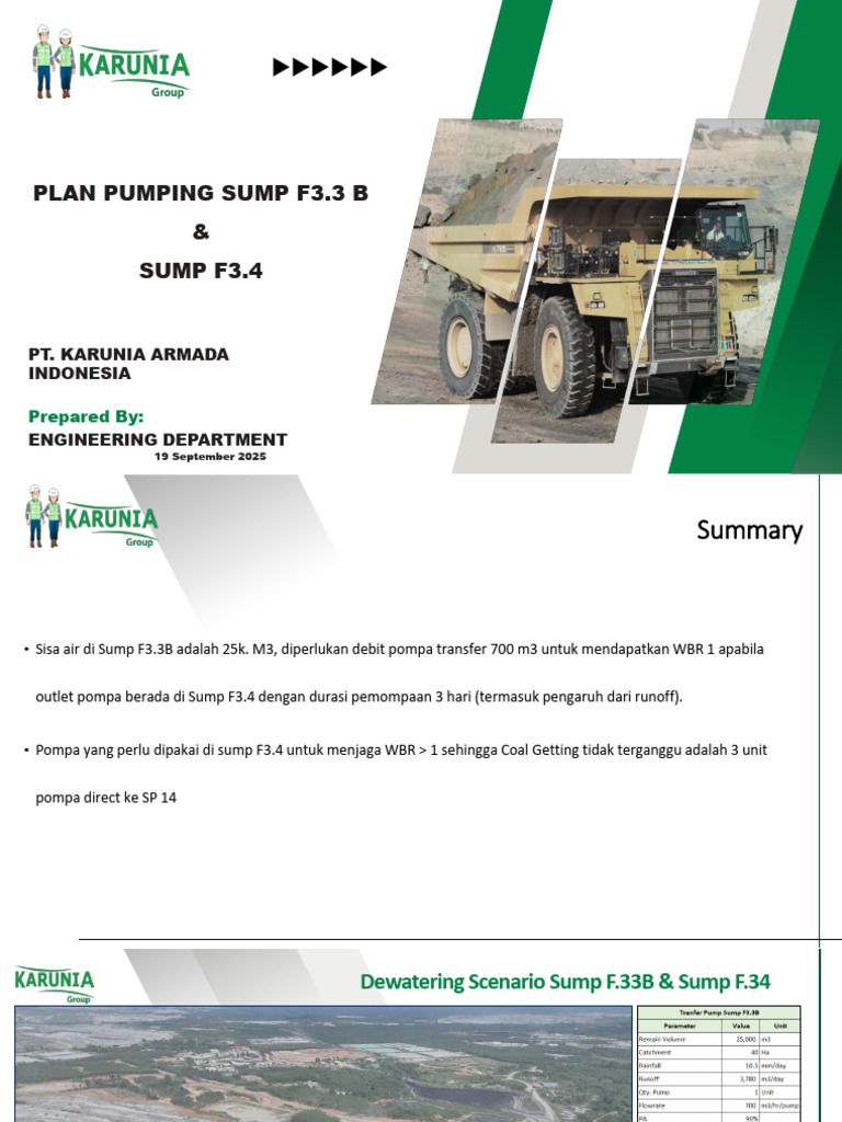 Plan Pumping Sump F3.3 B | PDF