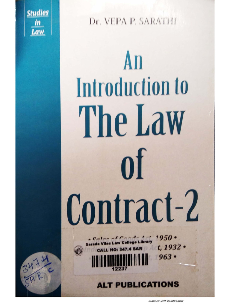 An Introduction To The Law of Contract | PDF