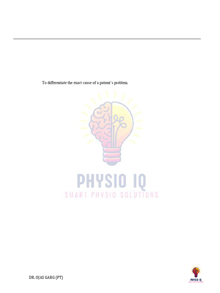 Differential Diagnosis Overview | PDF