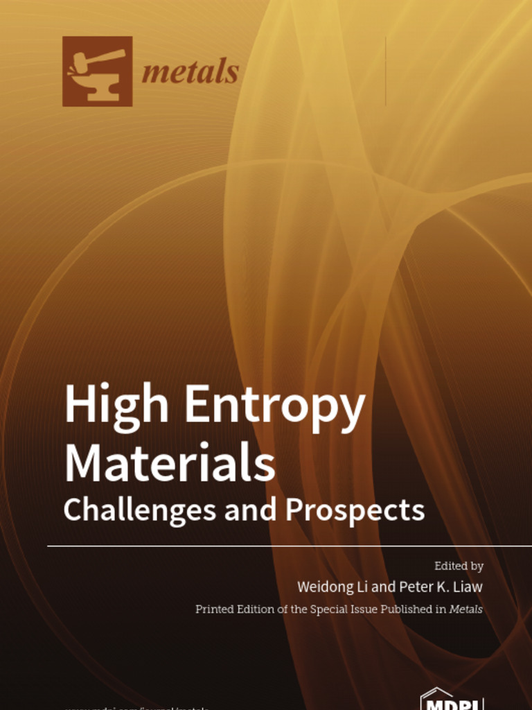 High Entropy Materials Overview | PDF | Enthalpy | Crystal Structure