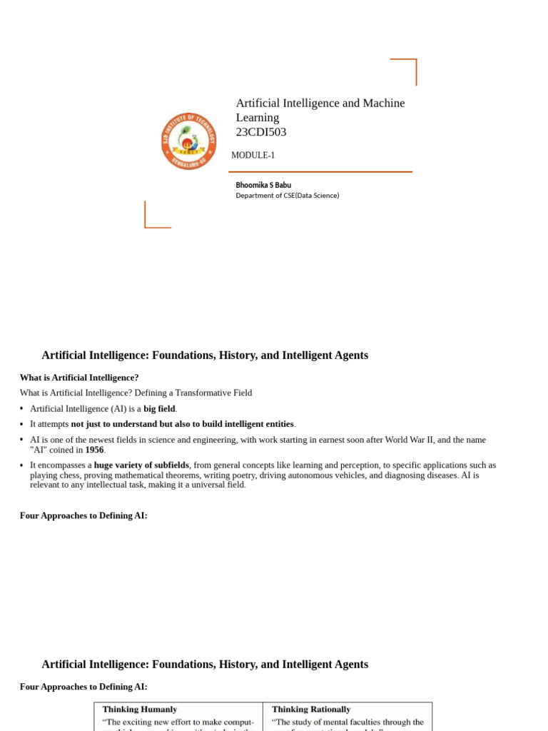 Foundations of Artificial Intelligence | PDF | Artificial Intelligence ...