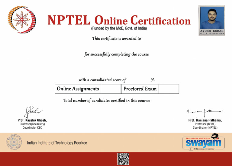 Ayush Kumar Data Analytics With Python Certificate | PDF
