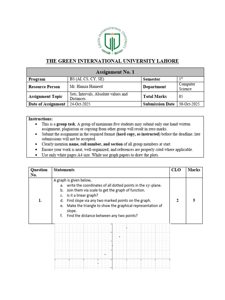 Assignment 1 Format | PDF