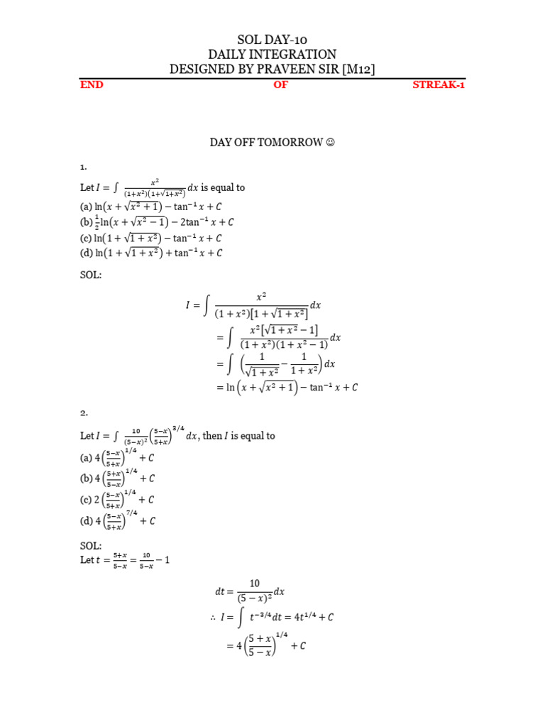 Day-10 Sol | PDF