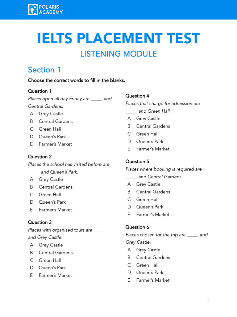 IELTS Listening and Reading Practice Test | PDF | Venus | Planets