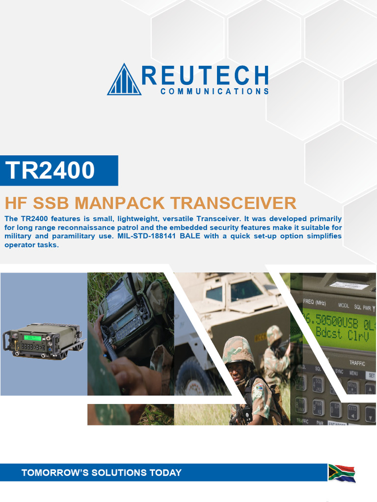 TR2400 HF Transceiver Overview | PDF | Radio | Computer Engineering