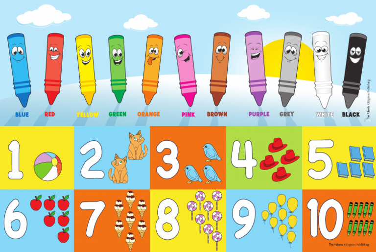 Colours Numbers | PDF