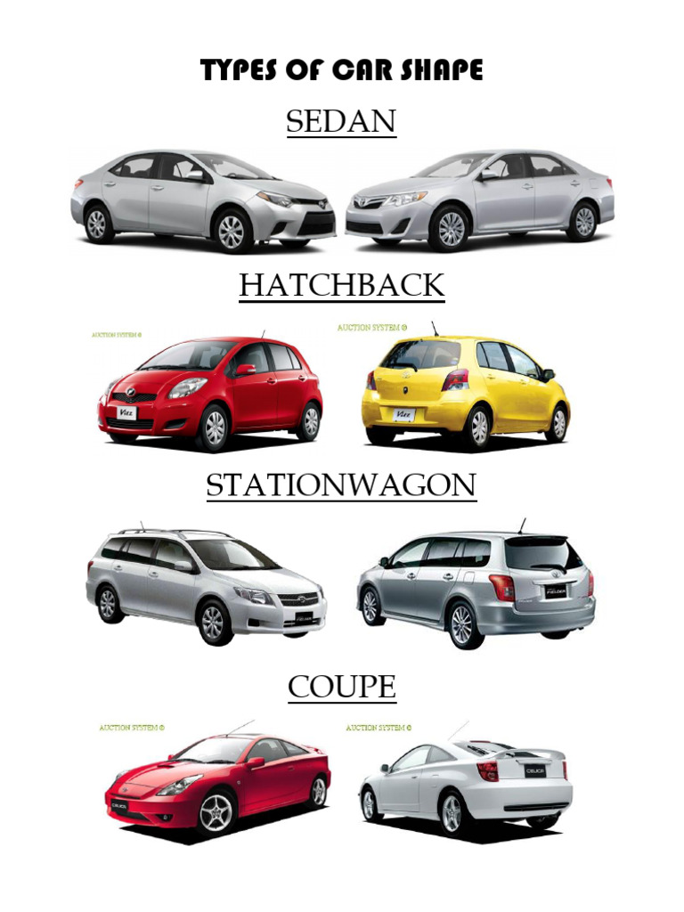 Car Shapes | PDF