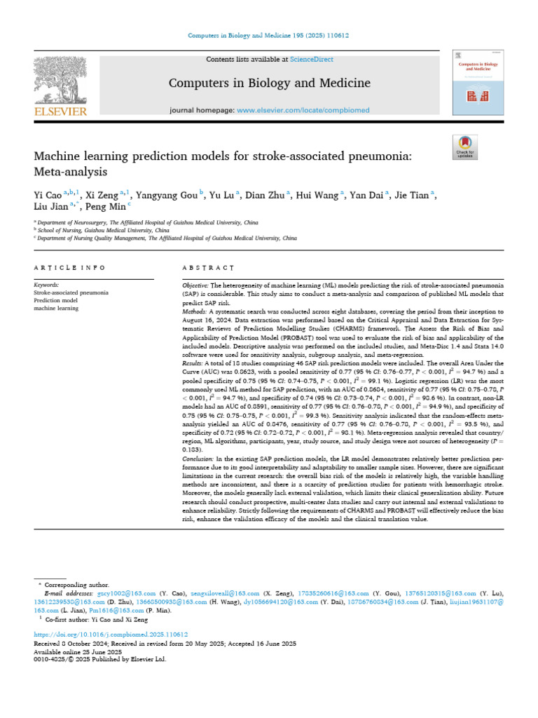 Machine Learning Models for SAP Prediction | PDF | Applied Mathematics