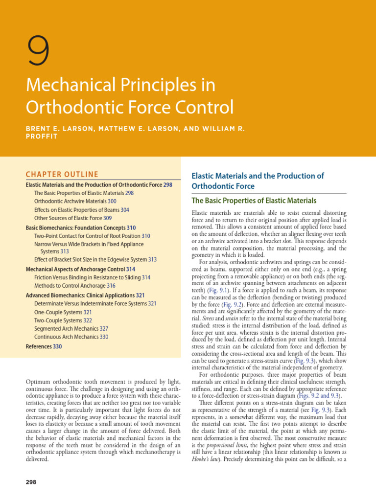 Orthodontic Force Control Mechanics | PDF | Shape Memory Alloy ...