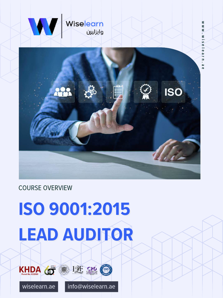 ISO 9001:2015 Lead Auditor Training | PDF | Audit | Quality Management