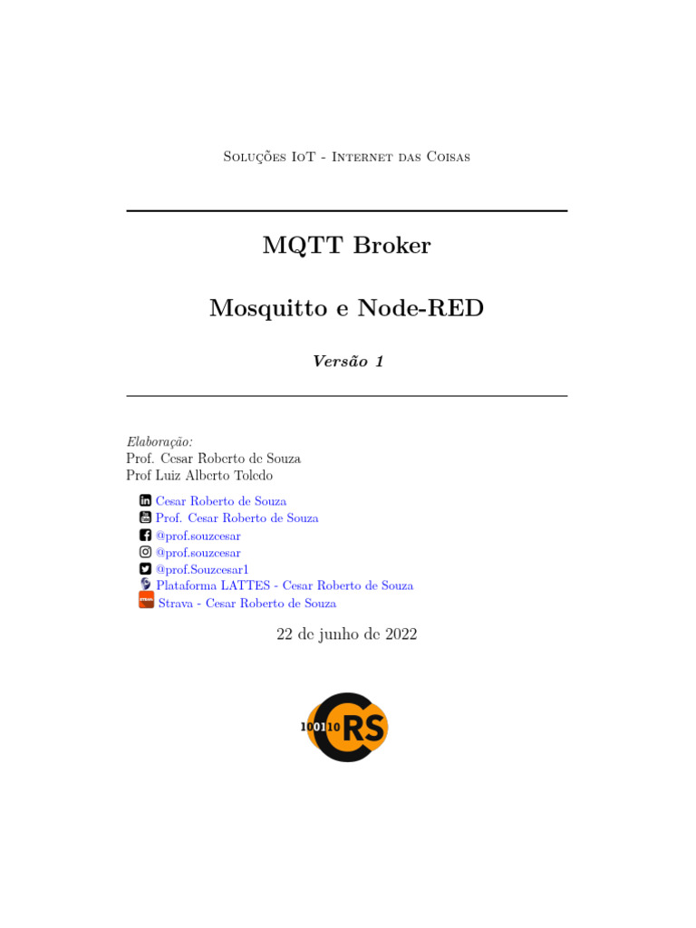 IoT MQTT V1 | PDF | Software de sistema | Ciência da Computação