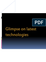 IT Presentation (Glimpse On Latest Technologies)