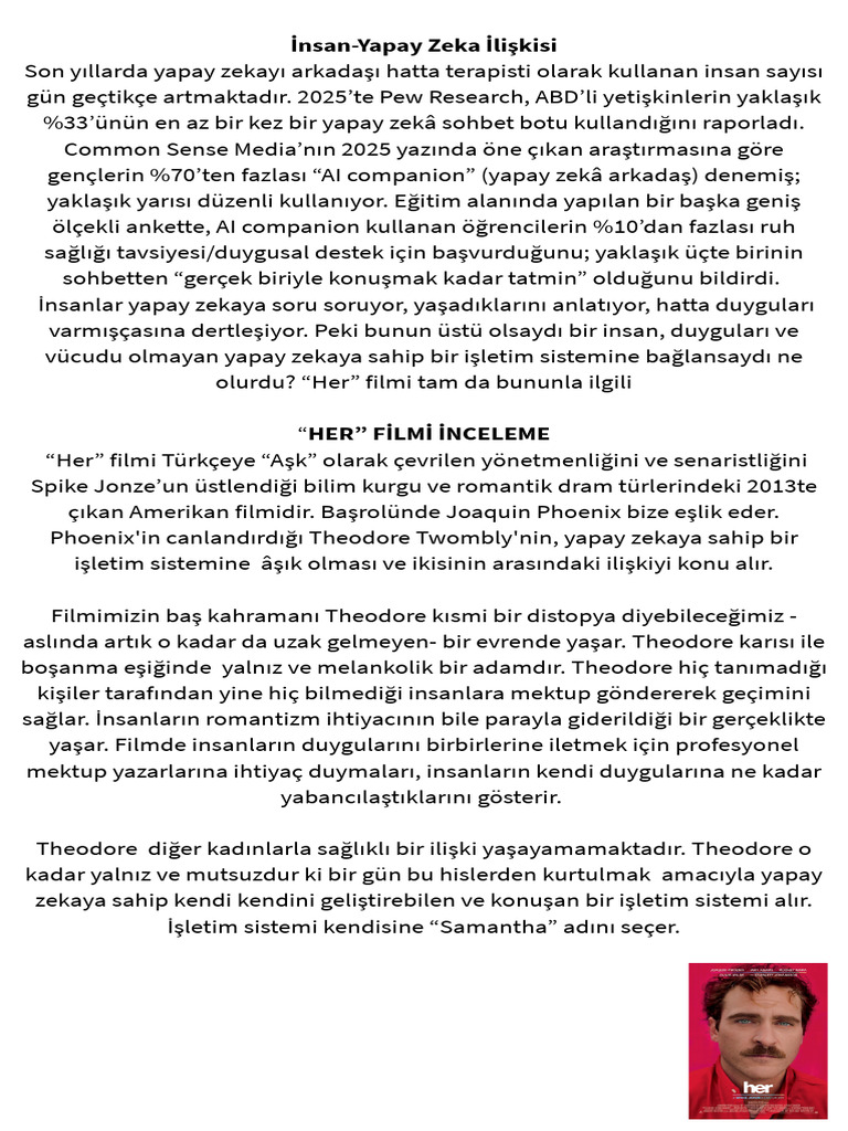 Her Film NazlÄ OÌ Zuì Tuì Rker | PDF