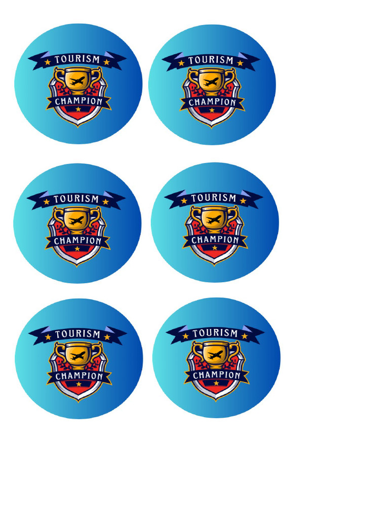 Tourism Champion Pin | PDF