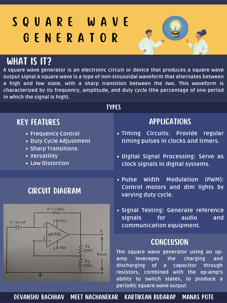 Square Wave Generator Overview | PDF