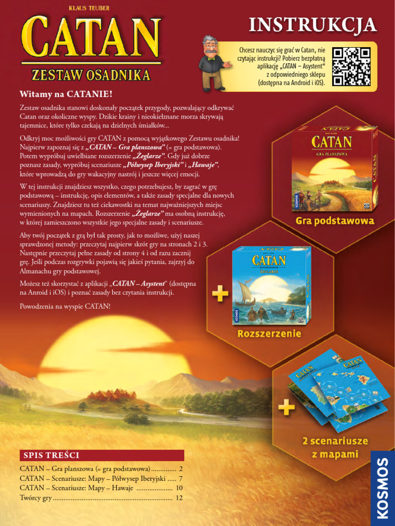 Catan Zestaw Osadnika Instrukcja Web | PDF
