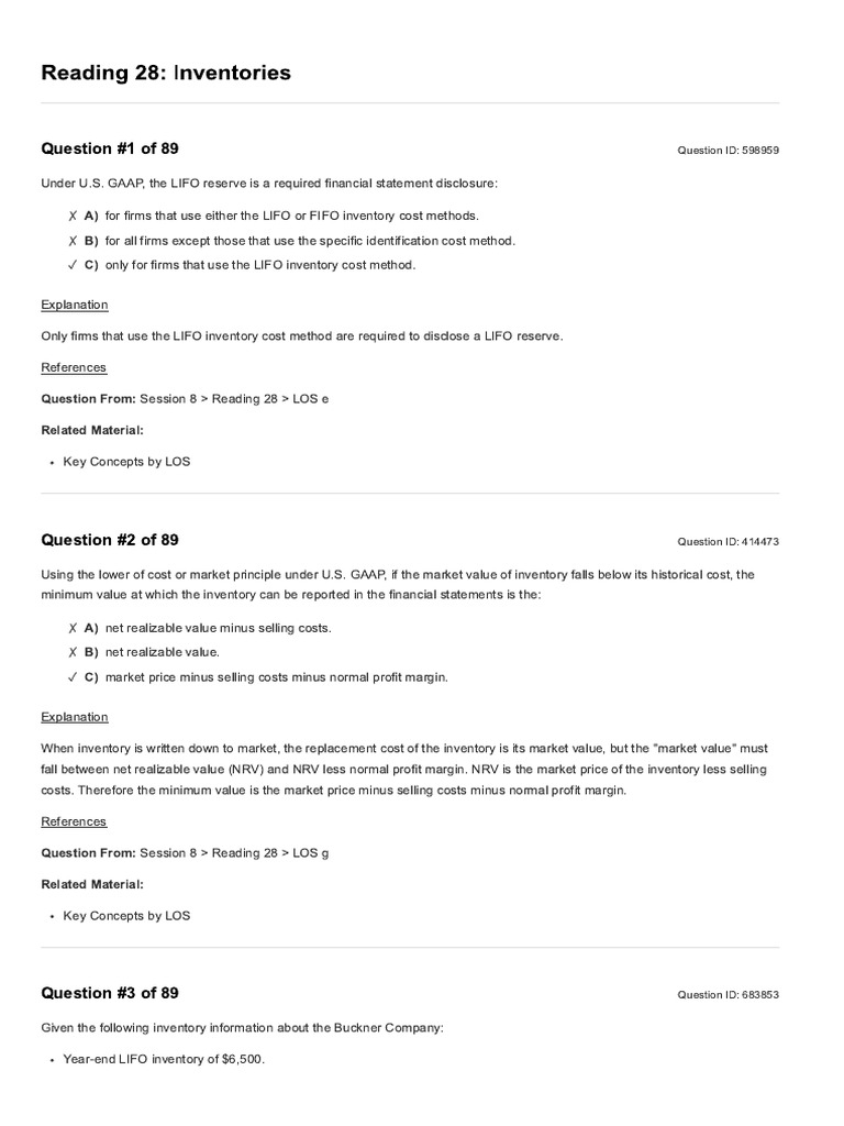 Reading 28 - Answers | PDF