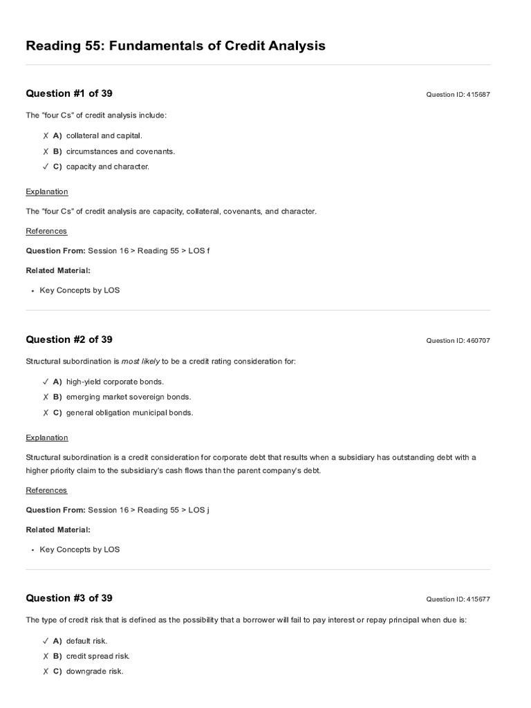 Reading 55 - Answers | PDF
