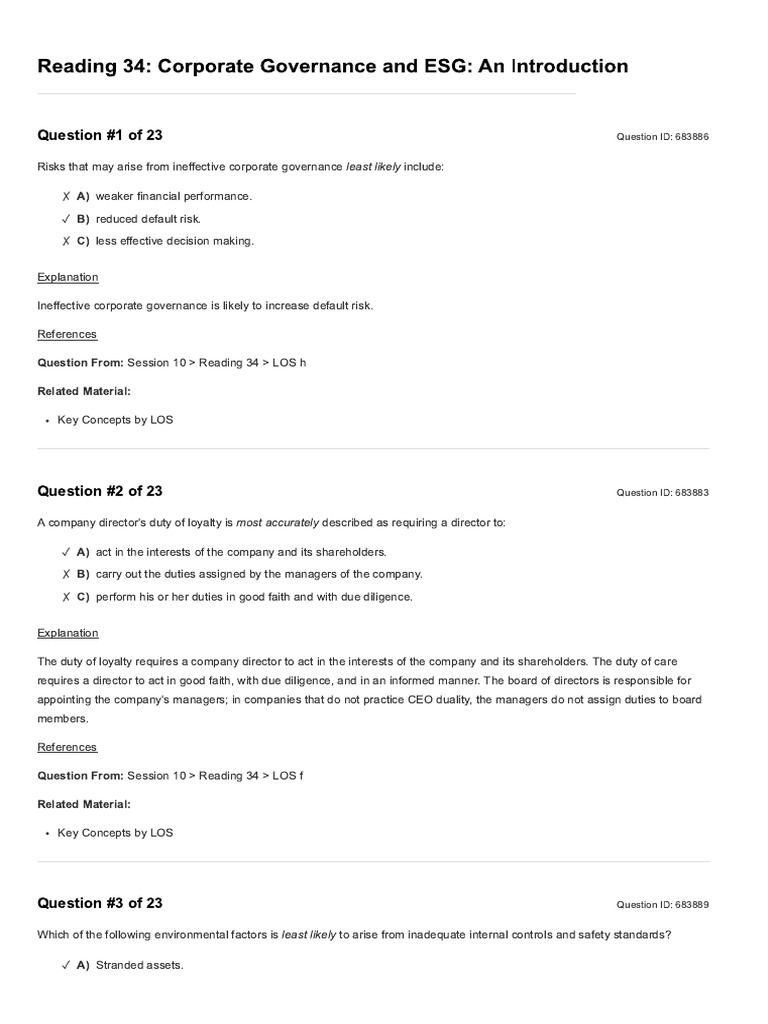 Reading 34 - Answers | PDF