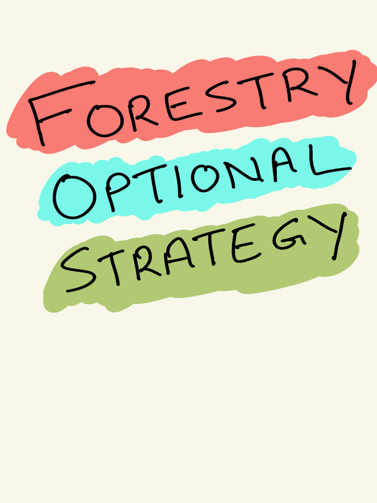 Kunal Mishra's Forestry IFS Strategy | PDF