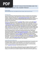 Download An Analysis of Recent Education Reforms and the Resulting Impact on Student Privacy by RestoreOKPublicEd SN94149078 doc pdf