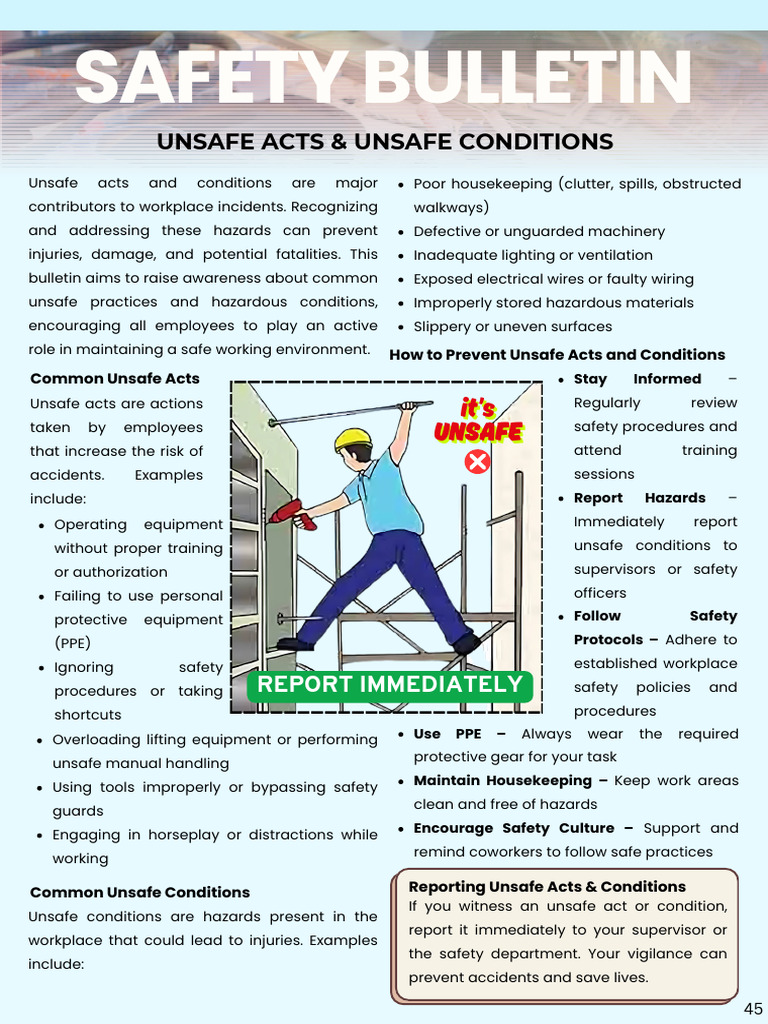 Defective or Unguarded MachineryInadequate Lighting or ...