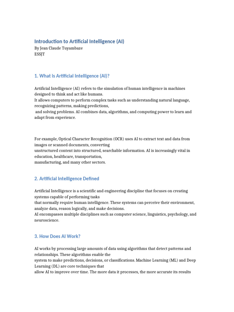 Comprehensive Introduction To AI With Python by Jean Claude Tuyambaze ...