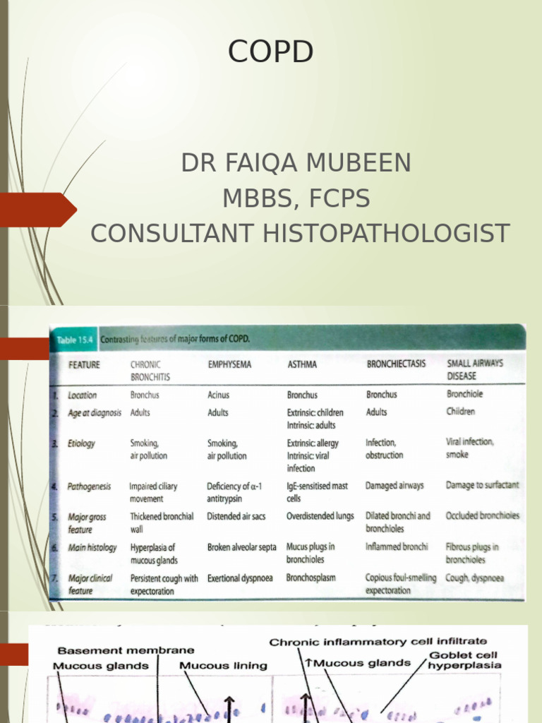 Copd | PDF | Chronic Obstructive Pulmonary Disease | Lung