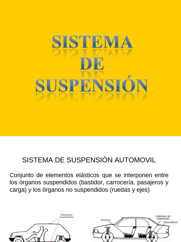 Sistema de Suspensión B PDF Eje Vehículos