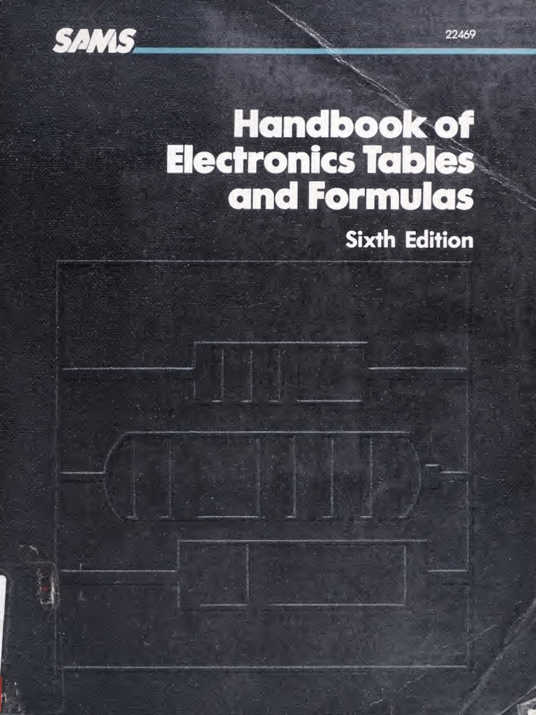 Handbook of Electronics Formulas | PDF | Capacitor | Capacitance