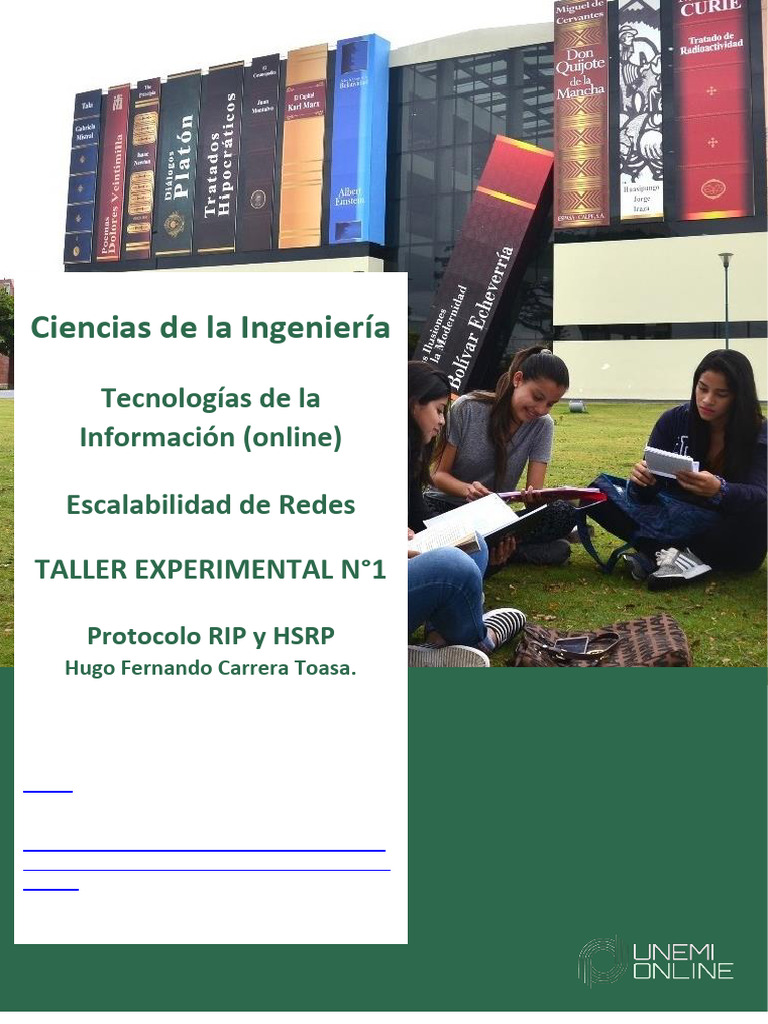 Protocolo RIP y HSRP en Redes | PDF | Enrutador (Computación) | Red de ...