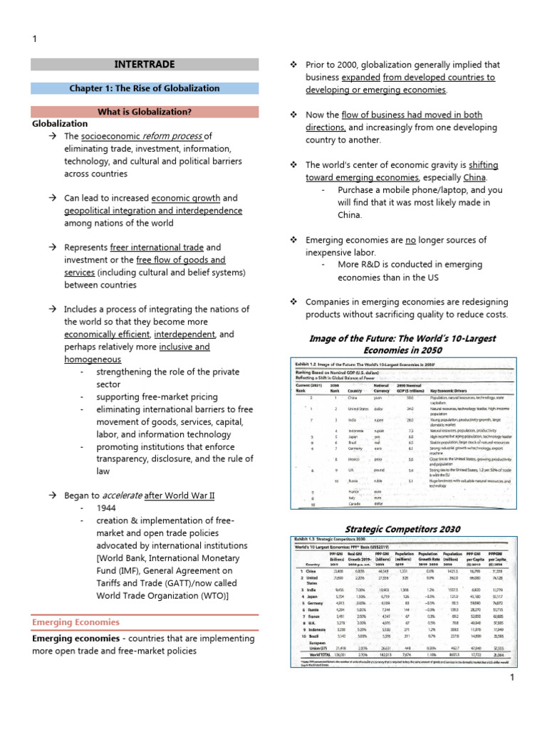 Understanding Globalization Dynamics | PDF | World Trade Organization ...