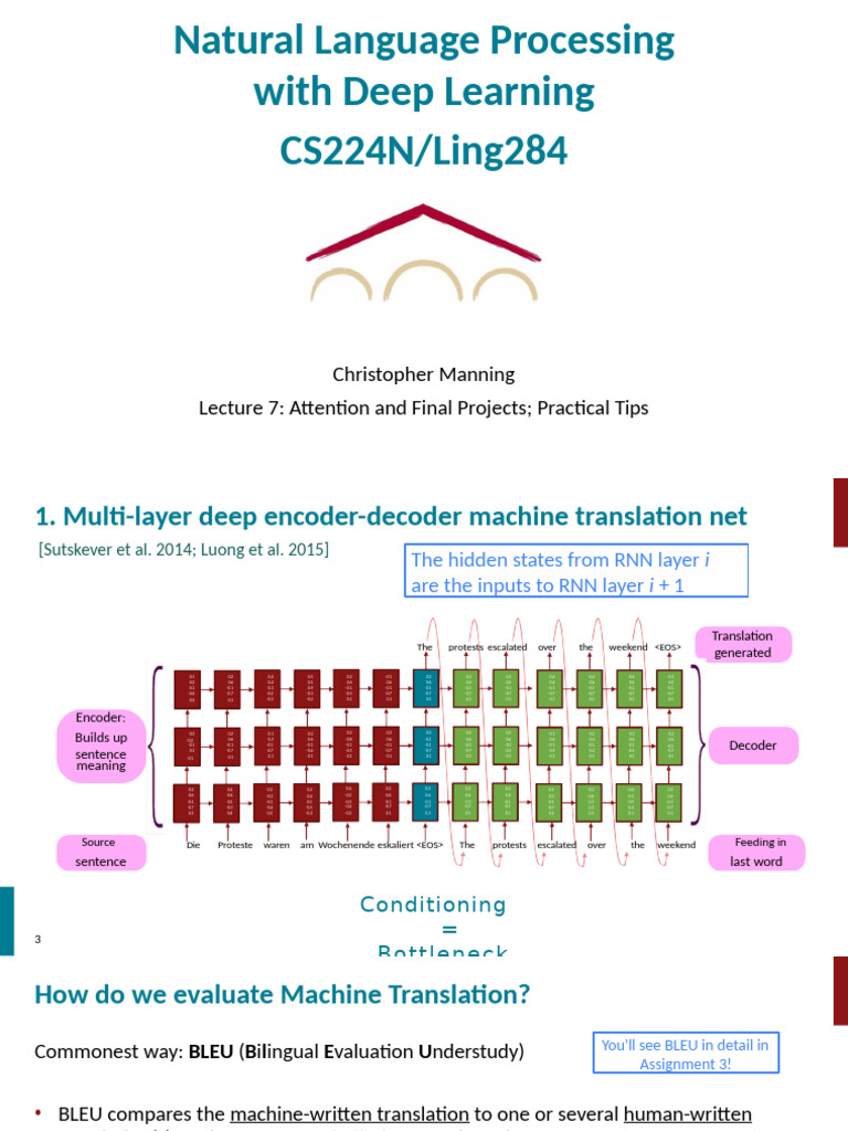 Cs224n Spr2024 Lecture07 Attention Project Ideas | PDF | Computational ...