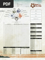 L5R 4E Character Sheet LoRes | PDF | Tabletop Games | Entertainment