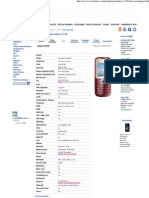 Fiche Technique Nokia C2-00 - Les Mobiles