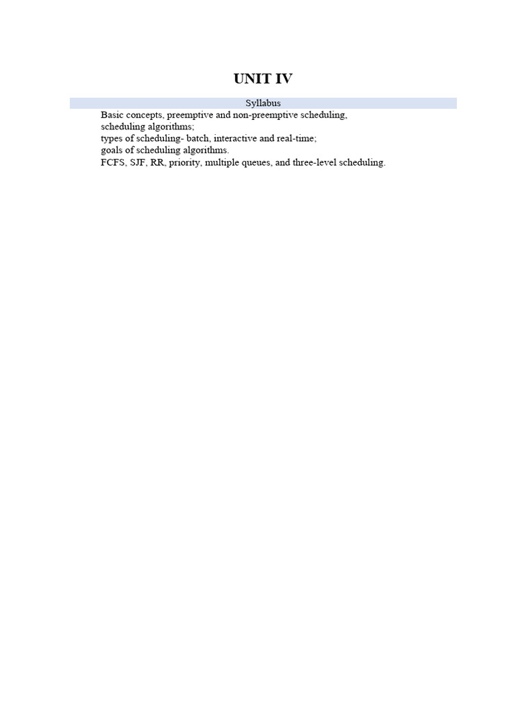 Unit Iv | PDF