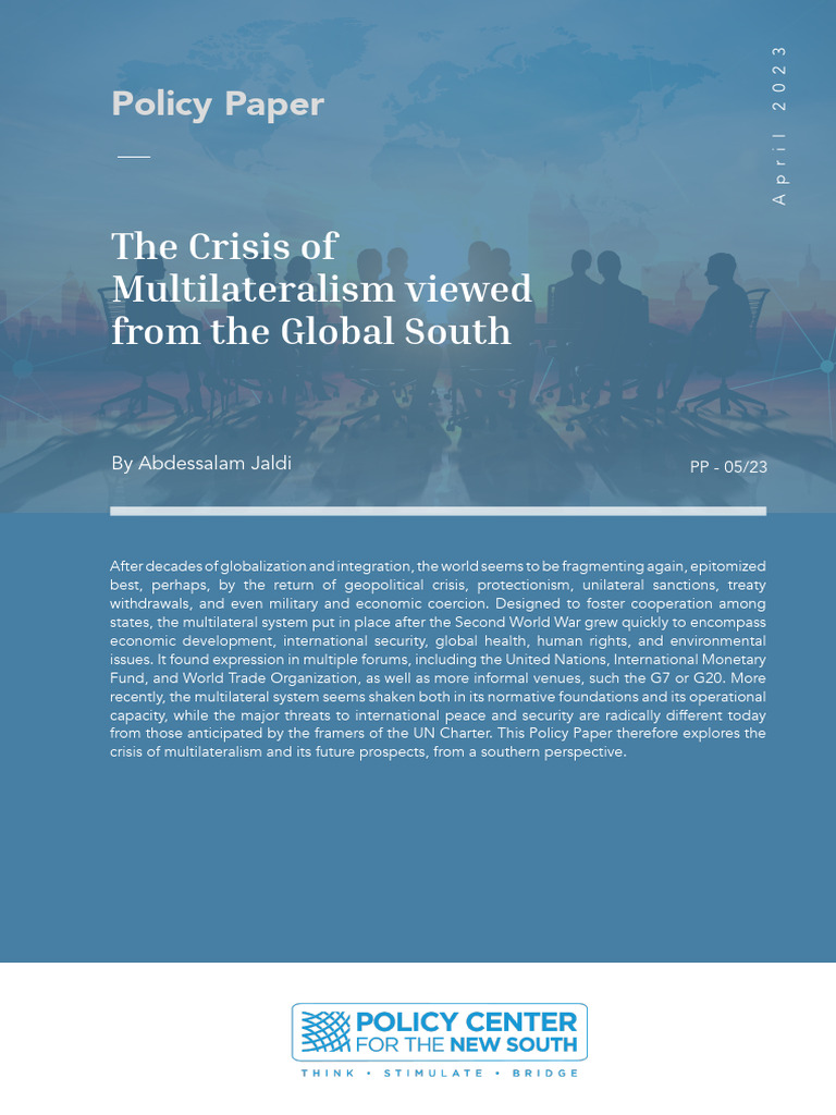 Global South's View on Multilateralism Crisis | PDF | United Nations ...