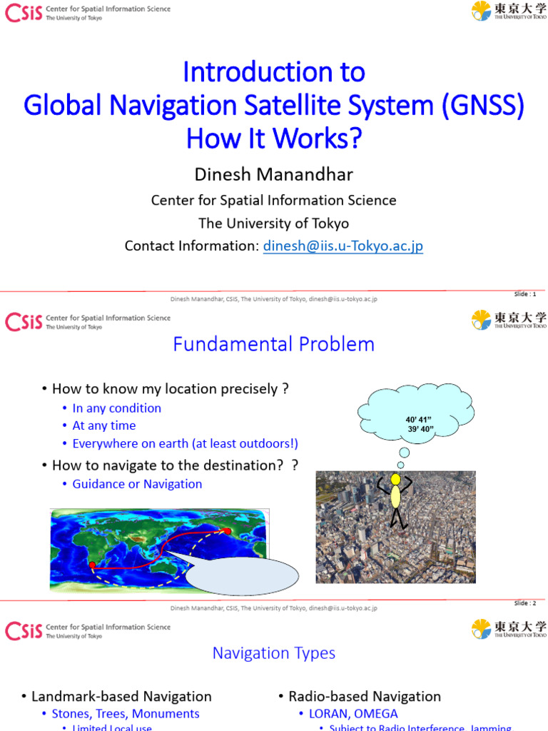 Understanding Global Navigation Satellite Systems | PDF | Global ...