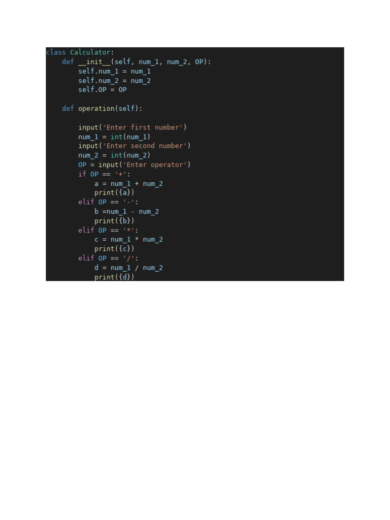 Class Calculator | PDF