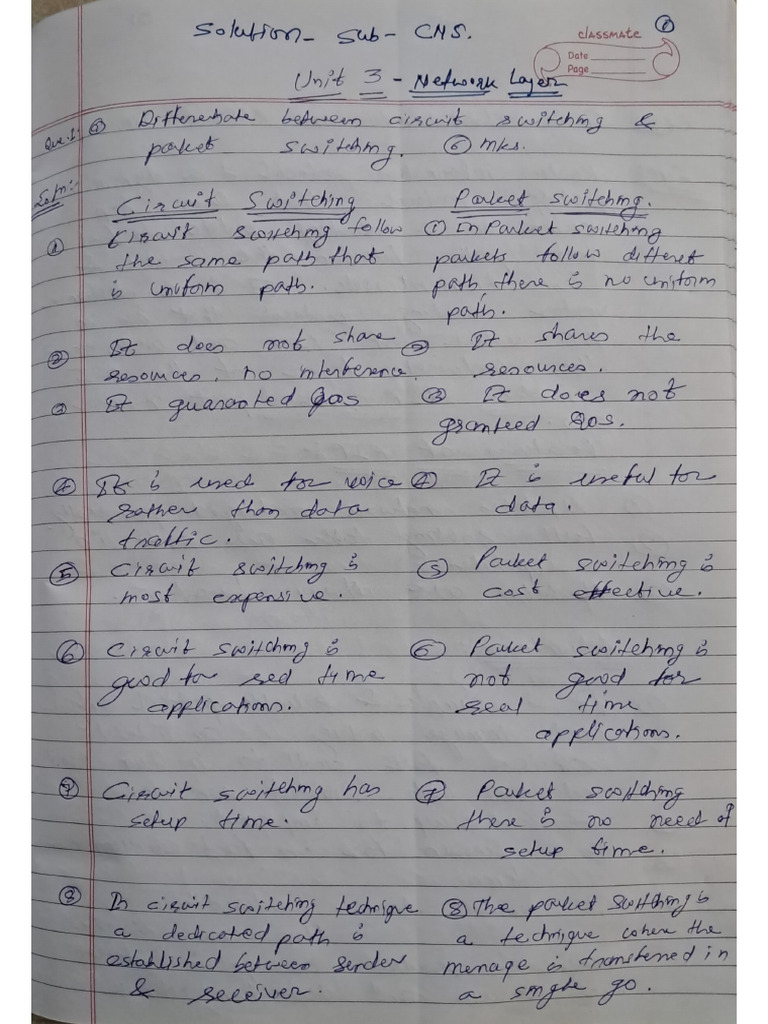 SOLUTION CNS Unit 3 | PDF