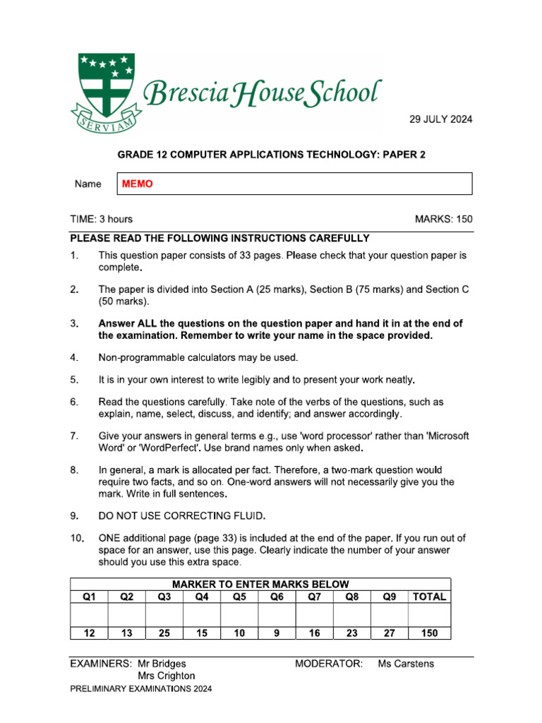 GR 12 Test 2 MG 2025 | PDF