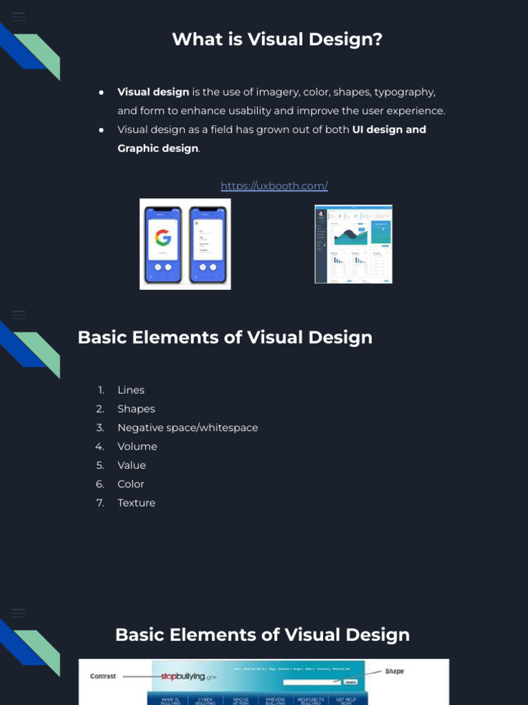 Understanding Visual Design Elements | PDF | Prototype | Software ...