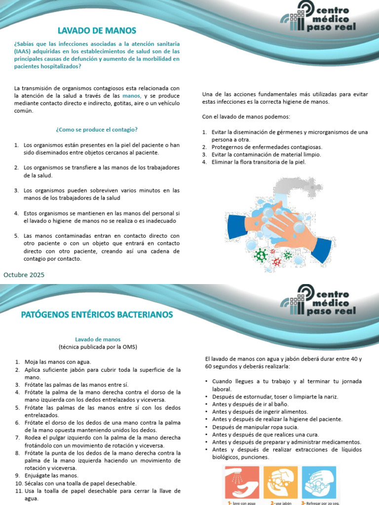 5 Momentos Clave para Lavado de Manos | PDF | Lavado de manos ...